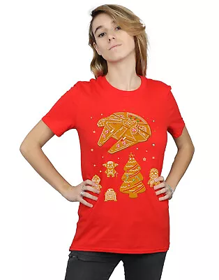 Buy Star Wars Women's Gingerbread Rebels Boyfriend Fit T-Shirt • 13.99£