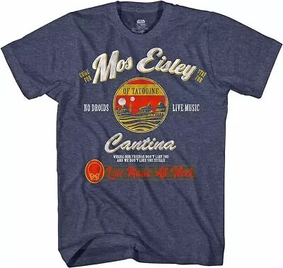 Buy STAR WARS* Mos Eisley Cantina Tatooine Men_s Adult Graphic Tee T-Shirt • 20.53£