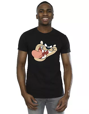 Buy Looney Tunes Men's Tasmanian Devil Face T-Shirt • 13.99£