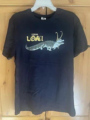 Buy Marvel Loki T Shirt Crocodile TVA God Of Mischief Size L • 10£