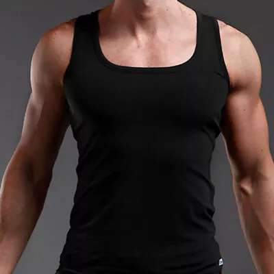 Buy Mens Sleeveless Zip Up Hoodies Vest Solid Sport Gym Fitness Plaid Tank T Shirt • 6.78£