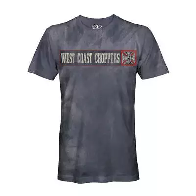 Buy West Coast Choppers Moto Motorcycle Motorbike Banner T-Shirt Navy • 33.75£