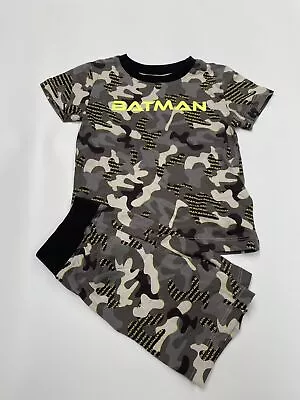 Buy NEXT Boys Short Camo Batman Pyjamas  12 To 18 Months New • 4.95£