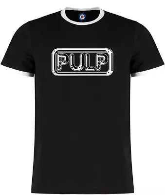 Buy Pulp Jarvis Cocker Brit Pop Quality Ringer T-Shirt - 5 Colours • 16.99£
