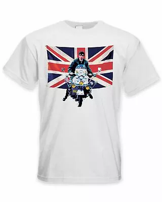 Buy Union Jack Scooter Mod Men's T-Shirt - Jam Fashion The Who Quadrophenia • 12.95£