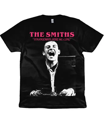 Buy THE SMITHS - STRANGEWAYS, HERE WE COME - 1987 - Organic T Shirt - Black & Pink • 25.99£