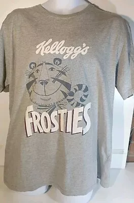 Buy  Kelloggs Frosties Grey T-Shirt Size XXL Tony The Tiger TV  Cereal  • 12.50£