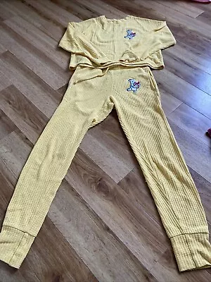 Buy Primark Ladies Disney Pooh  Bear Yellow Pyjamas Size XS • 1.99£