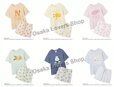 Buy Pokemon Sleep GELATO PIQUE Vol.2 Ladies Print T-shirt & Shorts Set Japan New • 233.39£