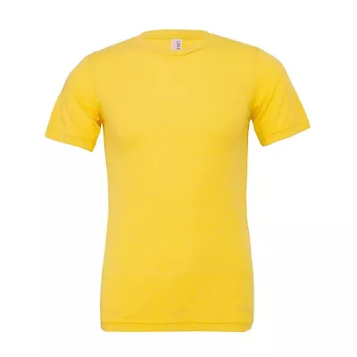 Buy Triblend Crew Neck Mens T-Shirt Short Sleeve Soft Cotton Top Tee Bella Canvas • 10.14£