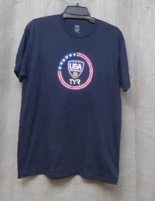 Buy TYR Unisex Water Polo Graphic Tee, Large, Heather Navy,3XL • 13.07£