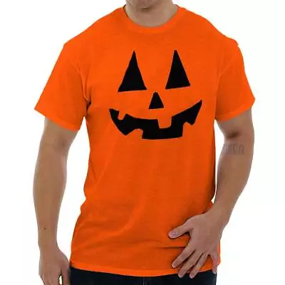 Buy Jack O Lantern Spooky Halloween Trick Treat Adult Short Sleeve Crewneck Tee • 18.66£