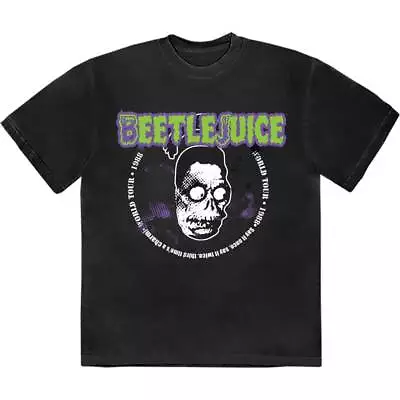 Buy Warner Bros Unisex T-Shirt: Beetlejuice 1988 World Tour OFFICIAL NEW  • 11.88£