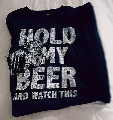 Buy Hold My Beer T-Shirt Size XXL • 10.14£