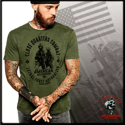 Buy Combat T-shirt Military Combat Infantryman Special Forces Warrior Tactics Vet  • 18.63£