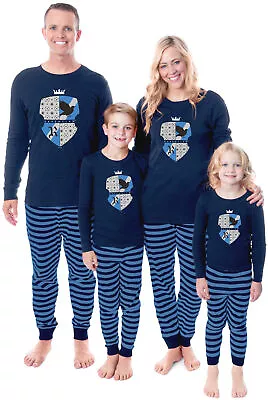 Buy Harry Potter Coat Of Arms Tight Fit Family Pajama Set (Ravenclaw, Child, 14) • 23.33£