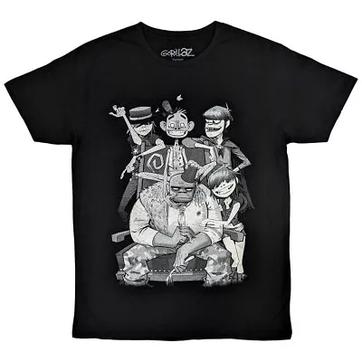 Buy Gorillaz George Spray Black T-Shirt NEW OFFICIAL • 16.79£