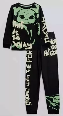 Buy New TU Disney Star Wars Mandalorian BabyYoda /Grogu Long Pyjama Set Age 5-6 Yrs  • 10.95£