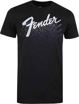 Buy Cotton Soul Fender Fade, Unisex T Shirt, Black Brand New Med • 9.95£
