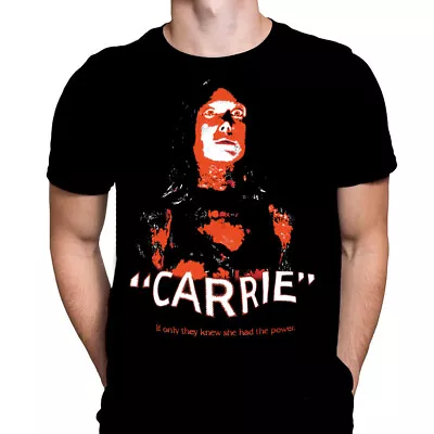 Buy Carrie The Power  - Classic 70's Horror Movie /  Stephen King / Film T-Shirt • 21.95£