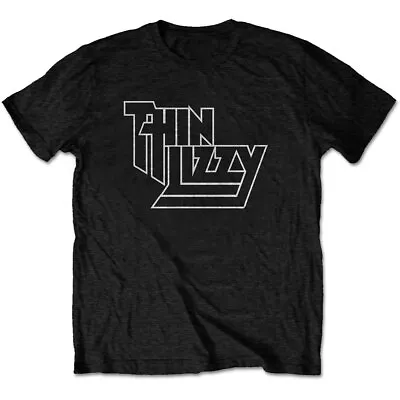 Buy Thin Lizzy Logo Official Tee T-Shirt Mens • 16.06£