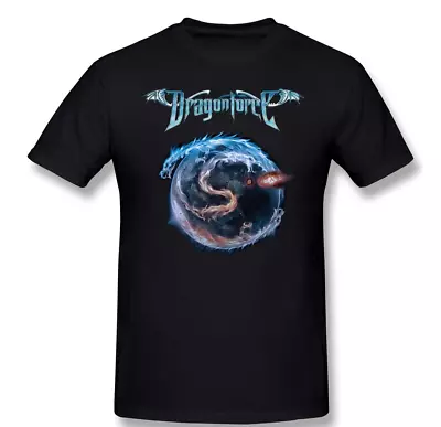 Buy VTG DragonForce Band Album T-shirt Black Cotton Unisex All Sizes 2F76 • 18.48£