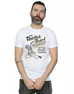 Buy Looney Tunes Men's Wile E Coyote Rocket Board T-Shirt • 13.99£