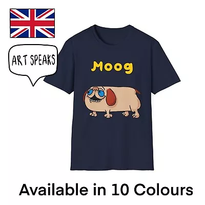Buy Moog Willo The Wisp Retro T-Shirt Men Unisex 1980s Kids TV Nostalgia Pug Dog • 15.99£
