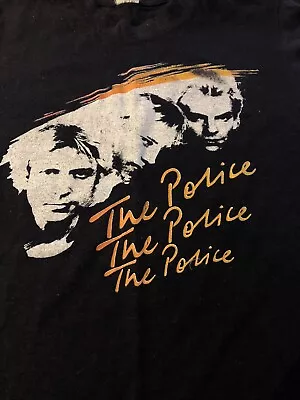 Buy The Police Original Concert T Shirt .Sting.Andy Summers.Stuart Copeland. • 40£