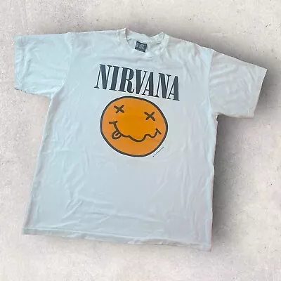 Buy Nirvana Vintage Style Graphic T-shirt - X-Large Great Condition ✅ • 55£