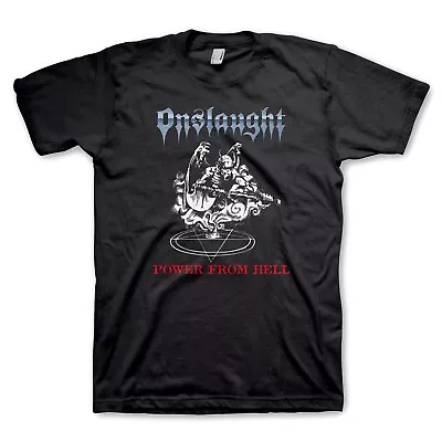 Buy ONSLAUGHT Cd Cvr POWER FROM HELL Official SHIRT XL New Antichrist Force • 25.20£