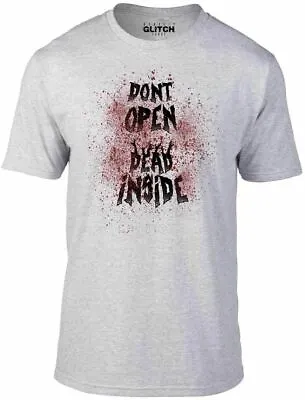Buy Don't Open Dead Inside T-Shirt - Inspired By Walking Dead T Shirt Zombies Horror • 12.99£
