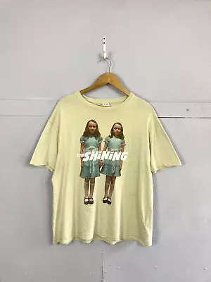 Buy The Shining T Shirt Zara Unisex Adults M Beige Front Back Print Twins Horror • 19.99£