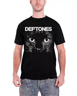 Buy Deftones T Shirt Sphinx Cat Eyes Album Cover Band Logo Official Mens New Black • 16.95£