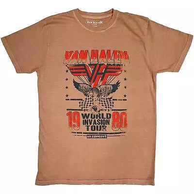 Buy Van Halen World Invasion Official Tee T-Shirt Mens • 16.06£