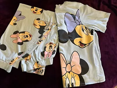 Buy Disney Mickey Mouse Cotton Pyjamas Set Size Sm 10-12 • 5£