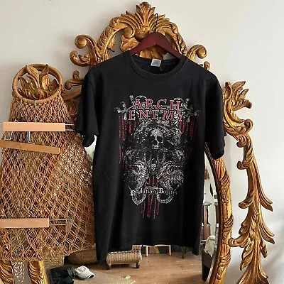 Buy Vintage Arch Enemy Metal Band Tee Double Sided Sz M • 41.83£