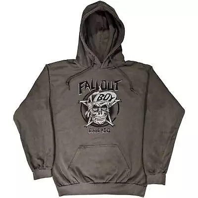 Buy Fall Out Boy Grey Large Unisex Hoodie NEW • 31.99£