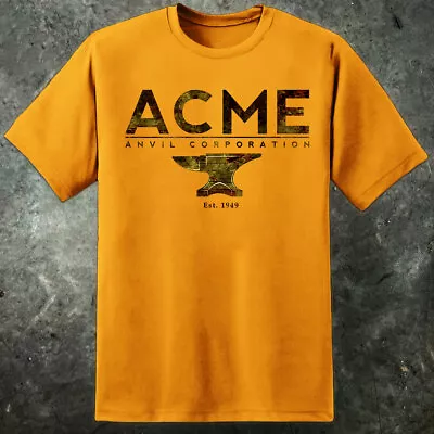 Buy ACME Anvil Corporation Mens T Shirt Wile E Coyote Roadrunner 80s Cartoon • 22.49£