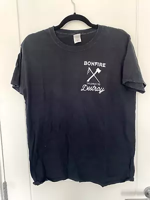 Buy Bonfire 'Tailored To Destroy' Men's T-Shirt, Black, Medium • 3£