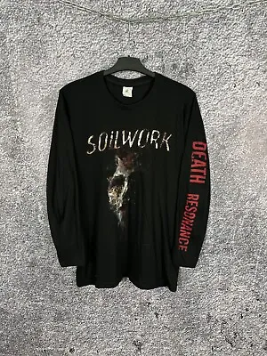 Buy Mens Soilwork Death Resonance Vintage Tee Long Sleeve T-Shirt Band Size L Large • 46.68£