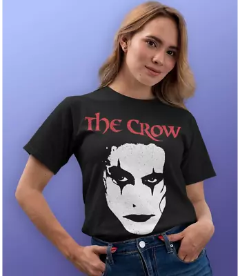 Buy The Crow Movie T-Shirt Classic Face Design S -XXL 10 12 14 16 Women's Retro Tees • 17.99£