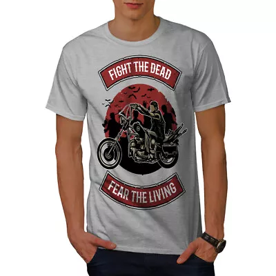 Buy Wellcoda Biker Life Zombies Mens T-shirt • 17.99£