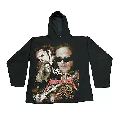 Buy Metallica Vintage Band Hoodie XL Black Metal Sweatshirt 90s Anthrax Megadeth • 93.36£