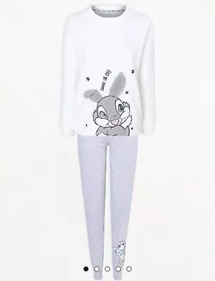 Buy Disney Thumper Bambi Bunny Fleece Pyjamas PJ Set Size 16 - 18 Brand New • 7.99£