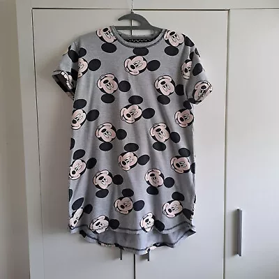 Buy Mickey Mouse Print Night Dress Pyjama Primark Size M (10-12) • 1.50£