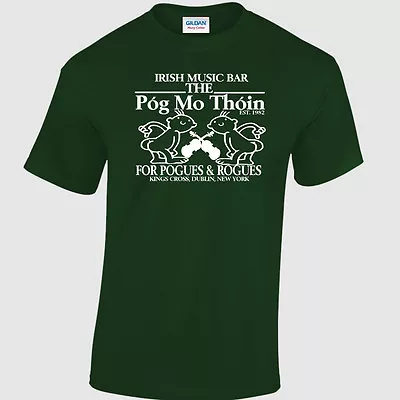 Buy The Pogues Inspired Irish Music Bar T-Shirt  Funny Kiss • 13.99£