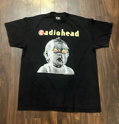 Buy Radiohead Pablo Honey Tour Vintage T-shirt Reprint Giant Tag Band Modern • 64.42£