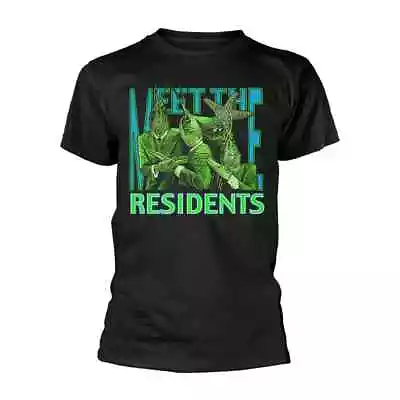 Buy THE RESIDENTS -  MEET THE RESIDENTS - BLACK T-SHIRT (OFFICIAL) *Sale Small Size • 9.95£
