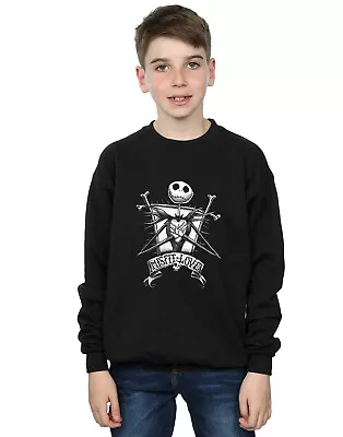 Buy Disney Boys Nightmare Before Christmas Misfit Love Sweatshirt • 15.99£